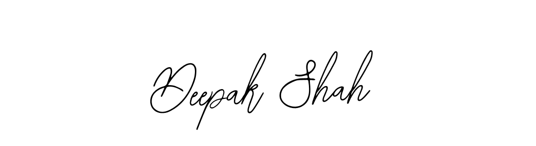 Deepak Shah stylish signature style. Best Handwritten Sign (Bearetta-2O07w) for my name. Handwritten Signature Collection Ideas for my name Deepak Shah. Deepak Shah signature style 12 images and pictures png