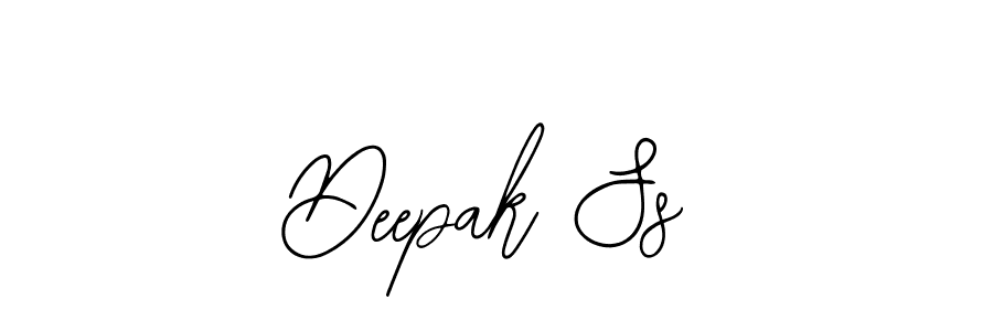 Also You can easily find your signature by using the search form. We will create Deepak Ss name handwritten signature images for you free of cost using Bearetta-2O07w sign style. Deepak Ss signature style 12 images and pictures png