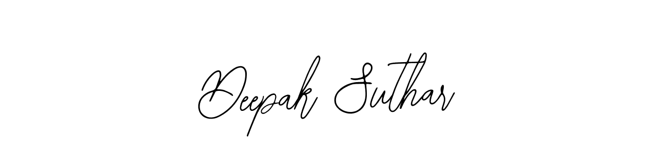 Make a beautiful signature design for name Deepak Suthar. Use this online signature maker to create a handwritten signature for free. Deepak Suthar signature style 12 images and pictures png