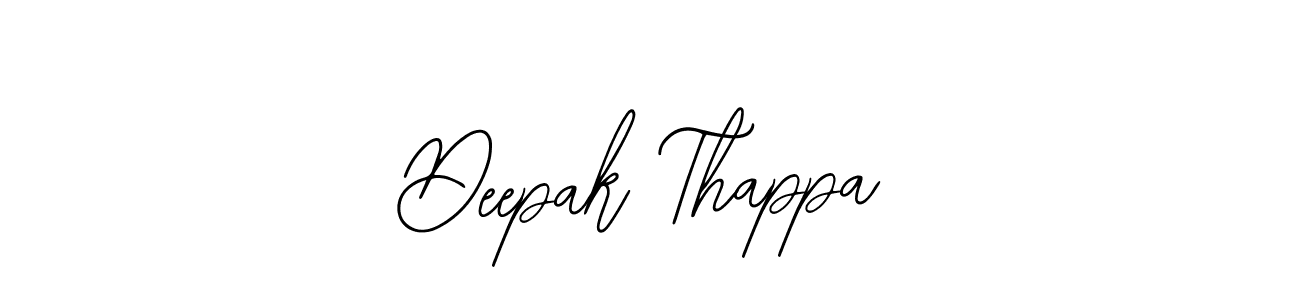 Deepak Thappa stylish signature style. Best Handwritten Sign (Bearetta-2O07w) for my name. Handwritten Signature Collection Ideas for my name Deepak Thappa. Deepak Thappa signature style 12 images and pictures png