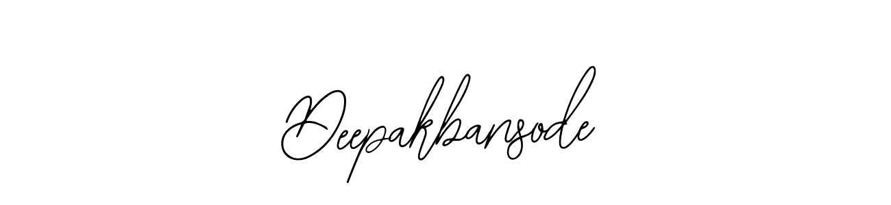 The best way (Bearetta-2O07w) to make a short signature is to pick only two or three words in your name. The name Deepakbansode include a total of six letters. For converting this name. Deepakbansode signature style 12 images and pictures png