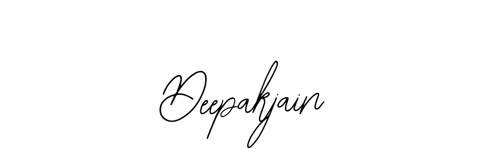 How to make Deepakjain signature? Bearetta-2O07w is a professional autograph style. Create handwritten signature for Deepakjain name. Deepakjain signature style 12 images and pictures png