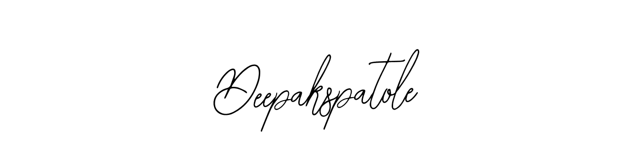 It looks lik you need a new signature style for name Deepakspatole. Design unique handwritten (Bearetta-2O07w) signature with our free signature maker in just a few clicks. Deepakspatole signature style 12 images and pictures png