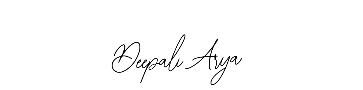Design your own signature with our free online signature maker. With this signature software, you can create a handwritten (Bearetta-2O07w) signature for name Deepali Arya. Deepali Arya signature style 12 images and pictures png