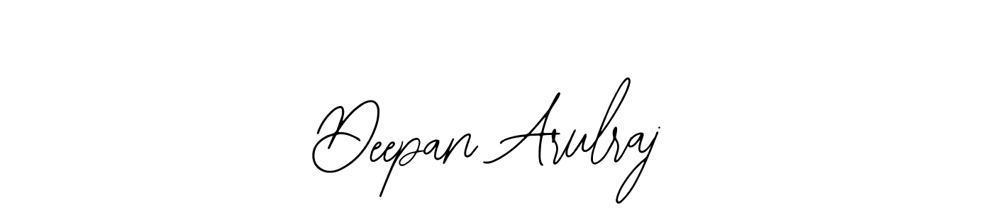 You should practise on your own different ways (Bearetta-2O07w) to write your name (Deepan Arulraj) in signature. don't let someone else do it for you. Deepan Arulraj signature style 12 images and pictures png