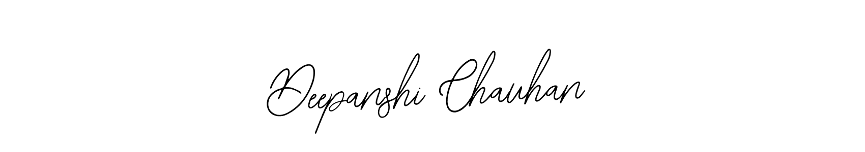 Use a signature maker to create a handwritten signature online. With this signature software, you can design (Bearetta-2O07w) your own signature for name Deepanshi Chauhan. Deepanshi Chauhan signature style 12 images and pictures png
