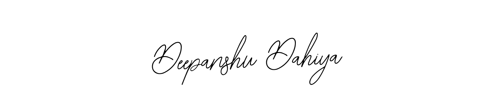 Use a signature maker to create a handwritten signature online. With this signature software, you can design (Bearetta-2O07w) your own signature for name Deepanshu Dahiya. Deepanshu Dahiya signature style 12 images and pictures png