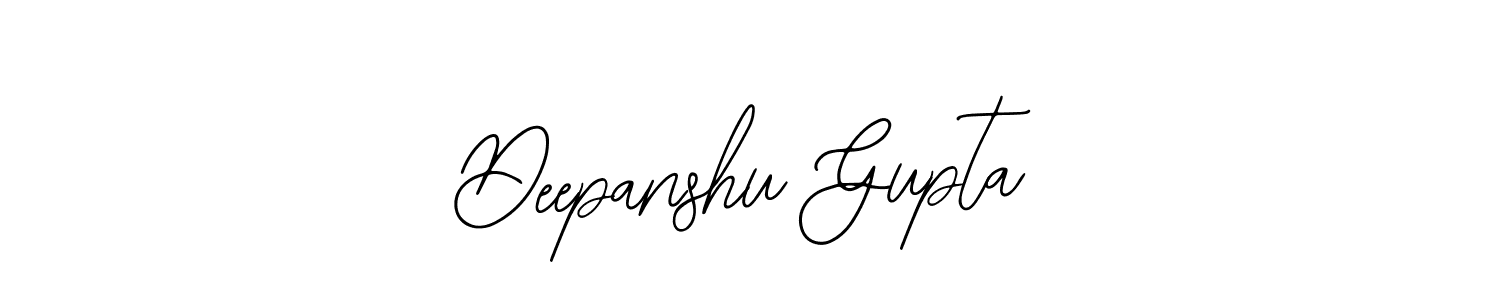 The best way (Bearetta-2O07w) to make a short signature is to pick only two or three words in your name. The name Deepanshu Gupta include a total of six letters. For converting this name. Deepanshu Gupta signature style 12 images and pictures png