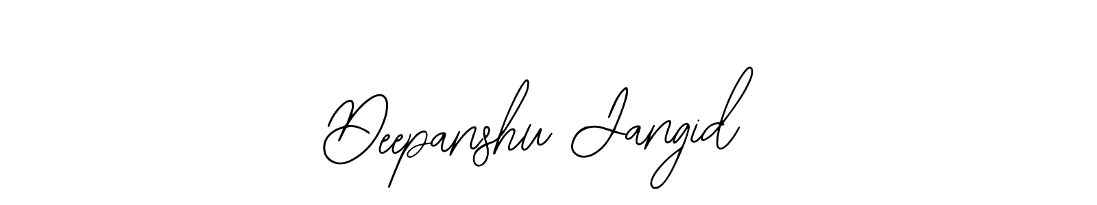 Also You can easily find your signature by using the search form. We will create Deepanshu Jangid name handwritten signature images for you free of cost using Bearetta-2O07w sign style. Deepanshu Jangid signature style 12 images and pictures png