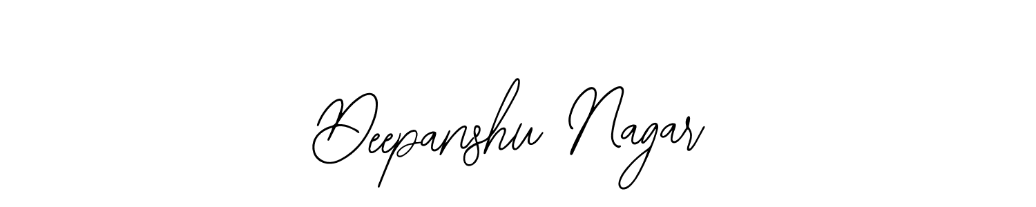 Also we have Deepanshu Nagar name is the best signature style. Create professional handwritten signature collection using Bearetta-2O07w autograph style. Deepanshu Nagar signature style 12 images and pictures png