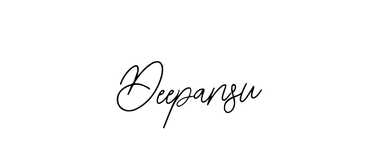 How to make Deepansu signature? Bearetta-2O07w is a professional autograph style. Create handwritten signature for Deepansu name. Deepansu signature style 12 images and pictures png