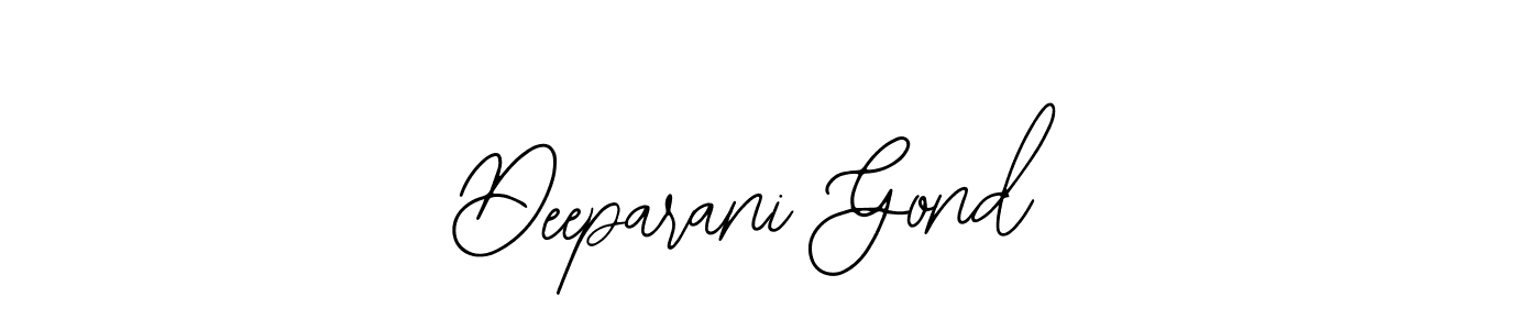 Use a signature maker to create a handwritten signature online. With this signature software, you can design (Bearetta-2O07w) your own signature for name Deeparani Gond. Deeparani Gond signature style 12 images and pictures png