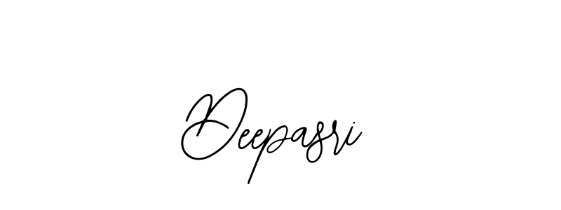 How to make Deepasri name signature. Use Bearetta-2O07w style for creating short signs online. This is the latest handwritten sign. Deepasri signature style 12 images and pictures png