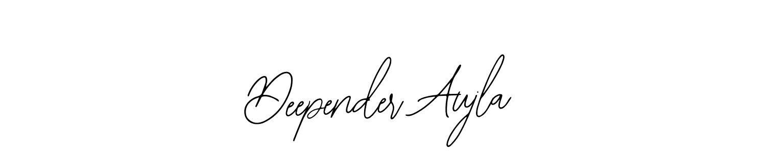 Deepender Aujla stylish signature style. Best Handwritten Sign (Bearetta-2O07w) for my name. Handwritten Signature Collection Ideas for my name Deepender Aujla. Deepender Aujla signature style 12 images and pictures png