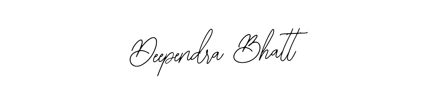Use a signature maker to create a handwritten signature online. With this signature software, you can design (Bearetta-2O07w) your own signature for name Deependra Bhatt. Deependra Bhatt signature style 12 images and pictures png