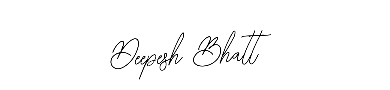 How to make Deepesh Bhatt signature? Bearetta-2O07w is a professional autograph style. Create handwritten signature for Deepesh Bhatt name. Deepesh Bhatt signature style 12 images and pictures png