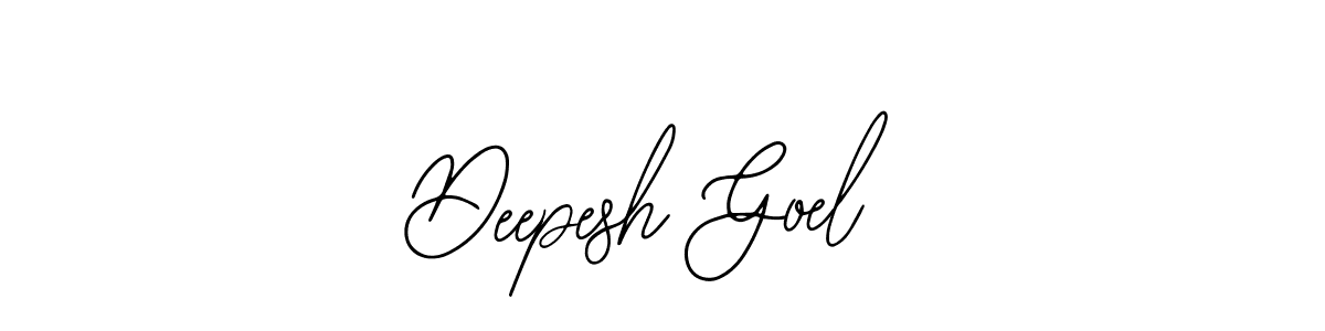 The best way (Bearetta-2O07w) to make a short signature is to pick only two or three words in your name. The name Deepesh Goel include a total of six letters. For converting this name. Deepesh Goel signature style 12 images and pictures png