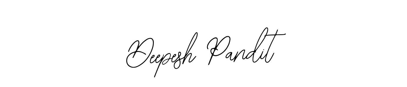 Make a beautiful signature design for name Deepesh Pandit. With this signature (Bearetta-2O07w) style, you can create a handwritten signature for free. Deepesh Pandit signature style 12 images and pictures png
