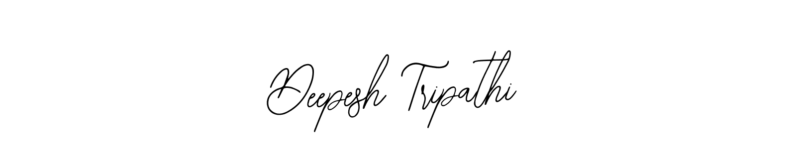 Also we have Deepesh Tripathi name is the best signature style. Create professional handwritten signature collection using Bearetta-2O07w autograph style. Deepesh Tripathi signature style 12 images and pictures png