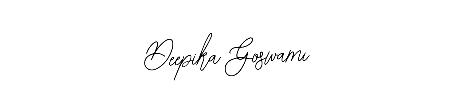 Use a signature maker to create a handwritten signature online. With this signature software, you can design (Bearetta-2O07w) your own signature for name Deepika Goswami. Deepika Goswami signature style 12 images and pictures png