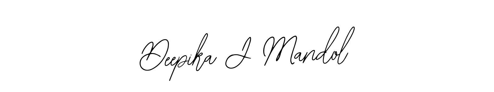 It looks lik you need a new signature style for name Deepika J Mandol. Design unique handwritten (Bearetta-2O07w) signature with our free signature maker in just a few clicks. Deepika J Mandol signature style 12 images and pictures png