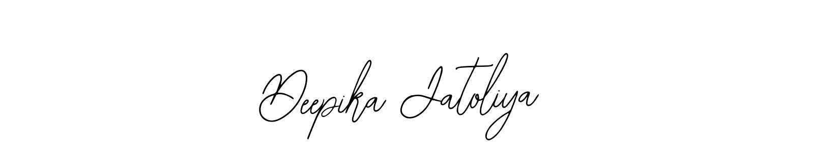 Design your own signature with our free online signature maker. With this signature software, you can create a handwritten (Bearetta-2O07w) signature for name Deepika Jatoliya. Deepika Jatoliya signature style 12 images and pictures png