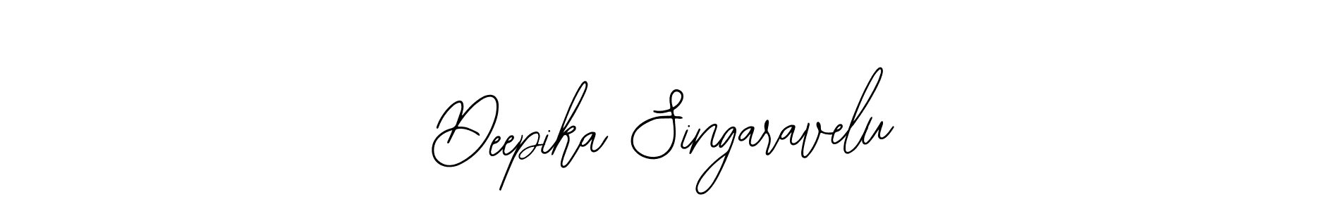 You should practise on your own different ways (Bearetta-2O07w) to write your name (Deepika Singaravelu) in signature. don't let someone else do it for you. Deepika Singaravelu signature style 12 images and pictures png