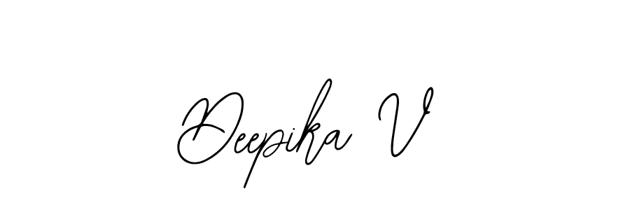 Also we have Deepika V name is the best signature style. Create professional handwritten signature collection using Bearetta-2O07w autograph style. Deepika V signature style 12 images and pictures png