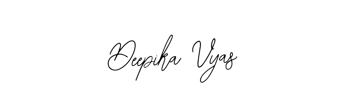 It looks lik you need a new signature style for name Deepika Vyas. Design unique handwritten (Bearetta-2O07w) signature with our free signature maker in just a few clicks. Deepika Vyas signature style 12 images and pictures png