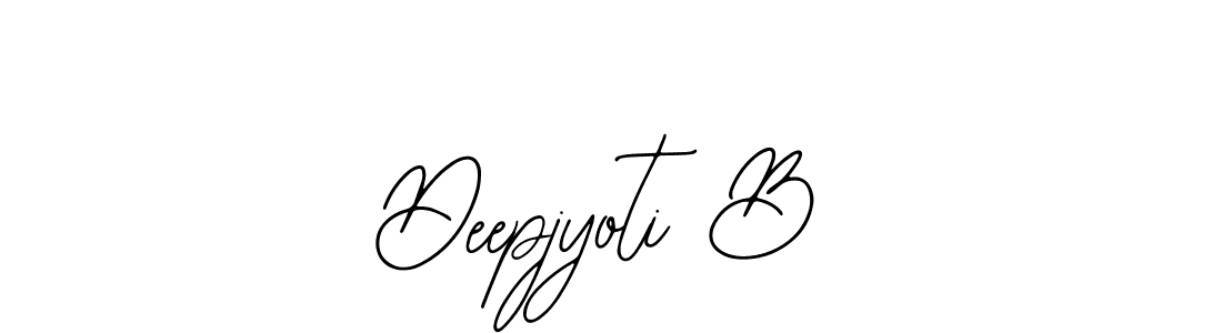 How to make Deepjyoti B name signature. Use Bearetta-2O07w style for creating short signs online. This is the latest handwritten sign. Deepjyoti B signature style 12 images and pictures png