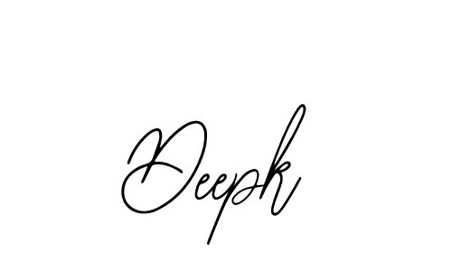 How to make Deepk name signature. Use Bearetta-2O07w style for creating short signs online. This is the latest handwritten sign. Deepk signature style 12 images and pictures png