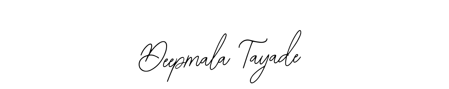 It looks lik you need a new signature style for name Deepmala Tayade. Design unique handwritten (Bearetta-2O07w) signature with our free signature maker in just a few clicks. Deepmala Tayade signature style 12 images and pictures png