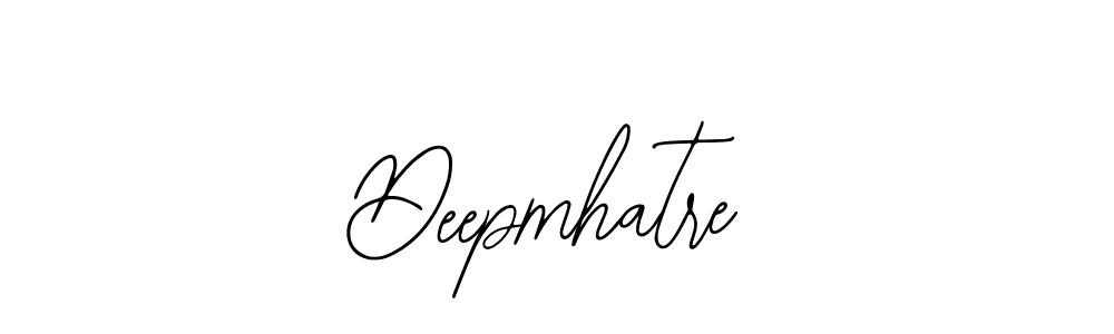 How to make Deepmhatre name signature. Use Bearetta-2O07w style for creating short signs online. This is the latest handwritten sign. Deepmhatre signature style 12 images and pictures png