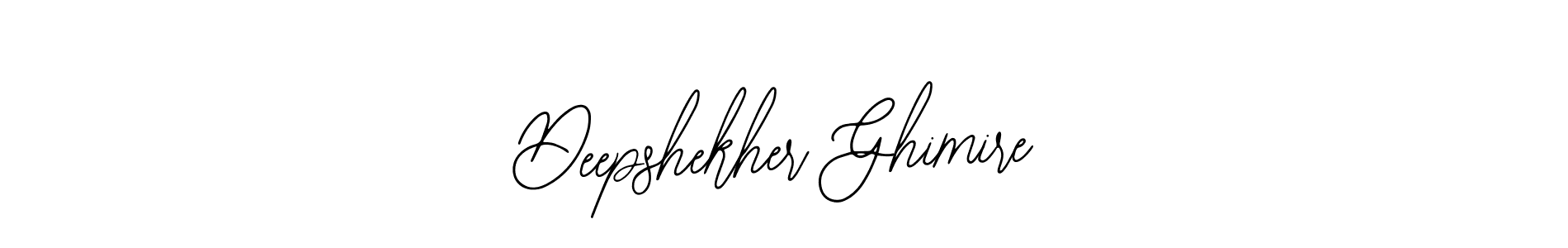 Use a signature maker to create a handwritten signature online. With this signature software, you can design (Bearetta-2O07w) your own signature for name Deepshekher Ghimire. Deepshekher Ghimire signature style 12 images and pictures png