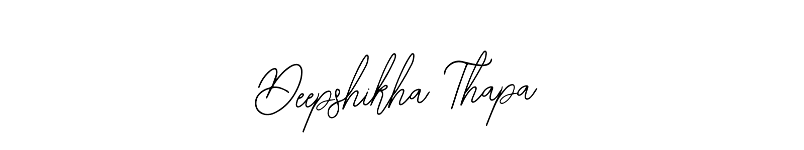 Make a beautiful signature design for name Deepshikha Thapa. With this signature (Bearetta-2O07w) style, you can create a handwritten signature for free. Deepshikha Thapa signature style 12 images and pictures png