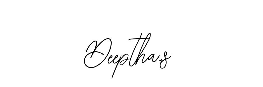 Make a beautiful signature design for name Deeptha,s. With this signature (Bearetta-2O07w) style, you can create a handwritten signature for free. Deeptha,s signature style 12 images and pictures png