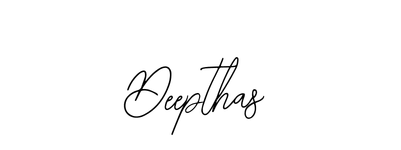 Deepthas stylish signature style. Best Handwritten Sign (Bearetta-2O07w) for my name. Handwritten Signature Collection Ideas for my name Deepthas. Deepthas signature style 12 images and pictures png