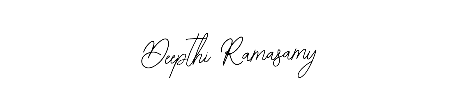 How to make Deepthi Ramasamy name signature. Use Bearetta-2O07w style for creating short signs online. This is the latest handwritten sign. Deepthi Ramasamy signature style 12 images and pictures png