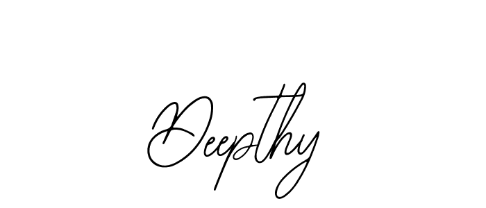 Also we have Deepthy name is the best signature style. Create professional handwritten signature collection using Bearetta-2O07w autograph style. Deepthy signature style 12 images and pictures png