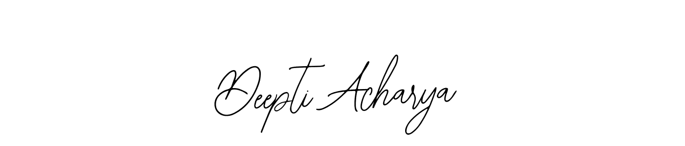 Design your own signature with our free online signature maker. With this signature software, you can create a handwritten (Bearetta-2O07w) signature for name Deepti Acharya. Deepti Acharya signature style 12 images and pictures png