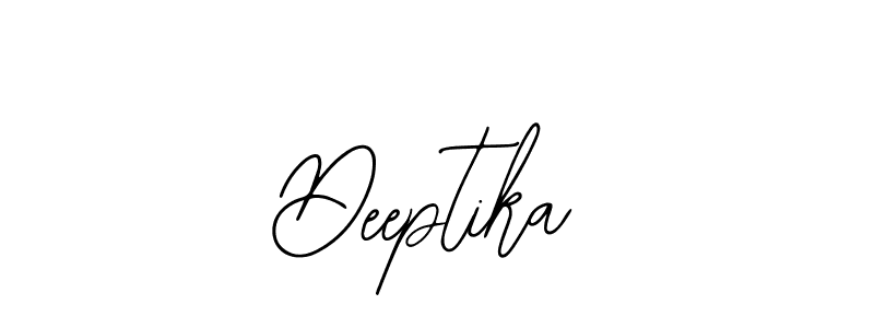 Use a signature maker to create a handwritten signature online. With this signature software, you can design (Bearetta-2O07w) your own signature for name Deeptika. Deeptika signature style 12 images and pictures png