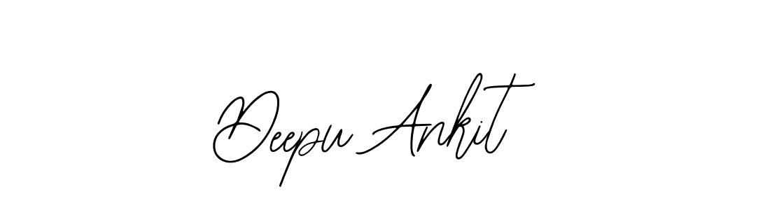 How to make Deepu Ankit name signature. Use Bearetta-2O07w style for creating short signs online. This is the latest handwritten sign. Deepu Ankit signature style 12 images and pictures png