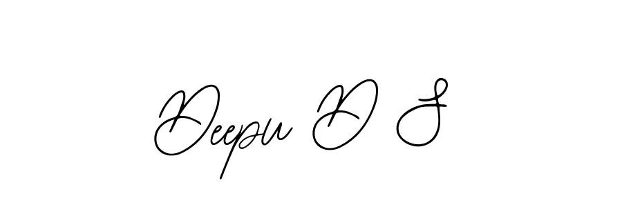 Use a signature maker to create a handwritten signature online. With this signature software, you can design (Bearetta-2O07w) your own signature for name Deepu D S. Deepu D S signature style 12 images and pictures png