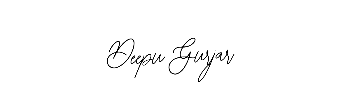 Create a beautiful signature design for name Deepu Gurjar. With this signature (Bearetta-2O07w) fonts, you can make a handwritten signature for free. Deepu Gurjar signature style 12 images and pictures png