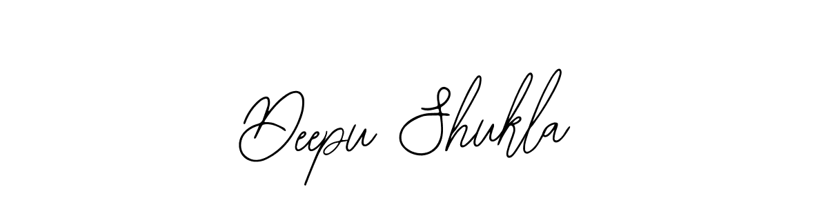 How to make Deepu Shukla name signature. Use Bearetta-2O07w style for creating short signs online. This is the latest handwritten sign. Deepu Shukla signature style 12 images and pictures png