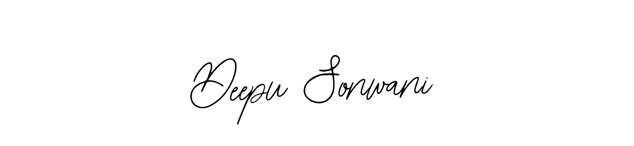 It looks lik you need a new signature style for name Deepu Sonwani. Design unique handwritten (Bearetta-2O07w) signature with our free signature maker in just a few clicks. Deepu Sonwani signature style 12 images and pictures png