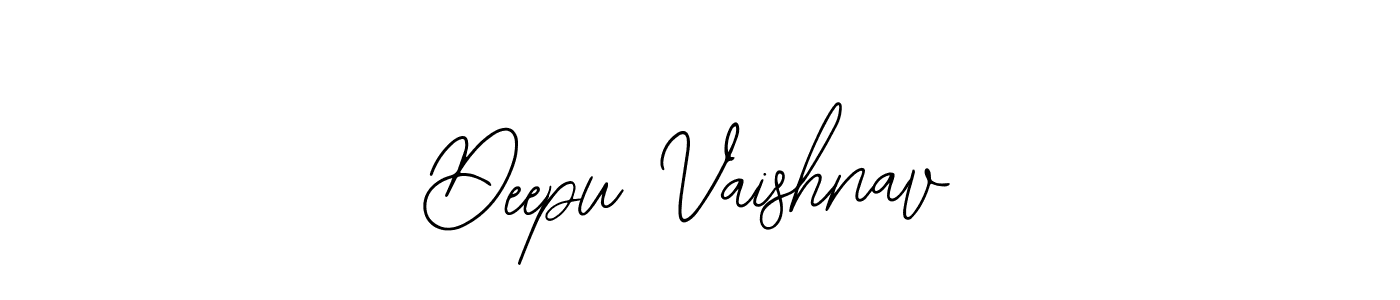 Create a beautiful signature design for name Deepu Vaishnav. With this signature (Bearetta-2O07w) fonts, you can make a handwritten signature for free. Deepu Vaishnav signature style 12 images and pictures png