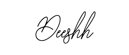 Master the art of signing with Deeshh written in fluent Bearetta-2O07w script. A great template to practice and refine your handwriting. Deeshh signature style 12 images and pictures png