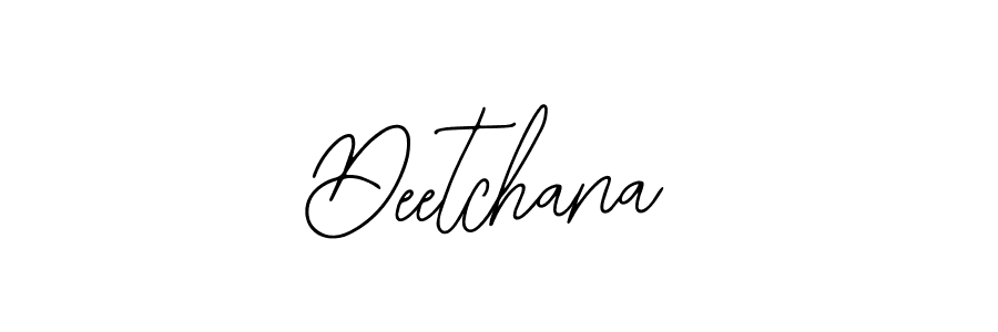 Design your own signature with our free online signature maker. With this signature software, you can create a handwritten (Bearetta-2O07w) signature for name Deetchana. Deetchana signature style 12 images and pictures png