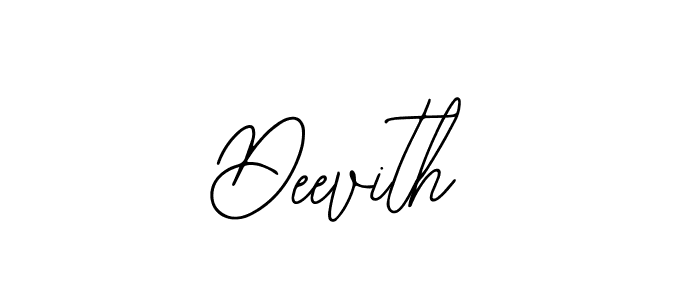 Use a signature maker to create a handwritten signature online. With this signature software, you can design (Bearetta-2O07w) your own signature for name Deevith. Deevith signature style 12 images and pictures png